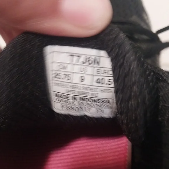 ASICS Black and White Athletic Sneakers - Picture 5 of 5